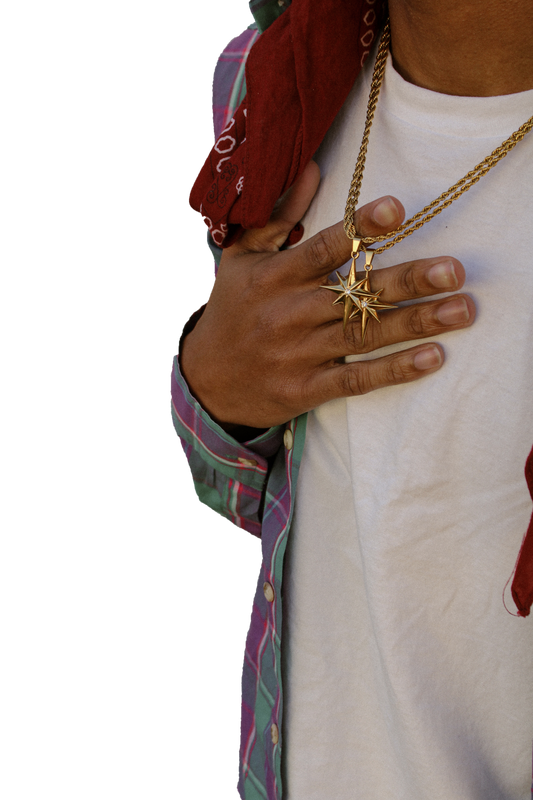 '8 pointer' necklace